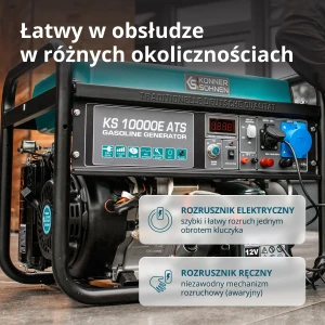 AGREGAT BENZYNOWY 8 KW 1F ATS