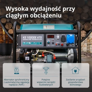 AGREGAT BENZYNOWY 8 KW 1F ATS
