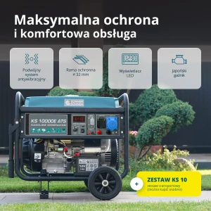 AGREGAT BENZYNOWY 8 KW 1F ATS