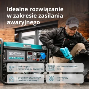 AGREGAT BENZYNOWY 8 KW 1F ATS