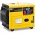 Agregat generator prądotwórczy diesel na kółkach 230/400 V 7500 W 8.75 kVA 16 l